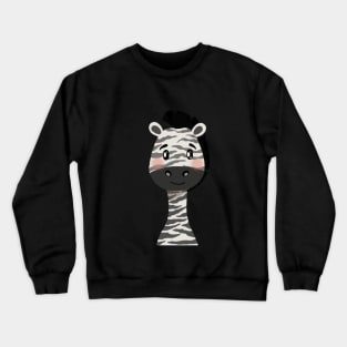 Baby Zebra Nursery Illustration Crewneck Sweatshirt